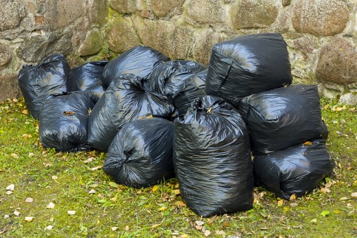 Secure document shredding during clearance